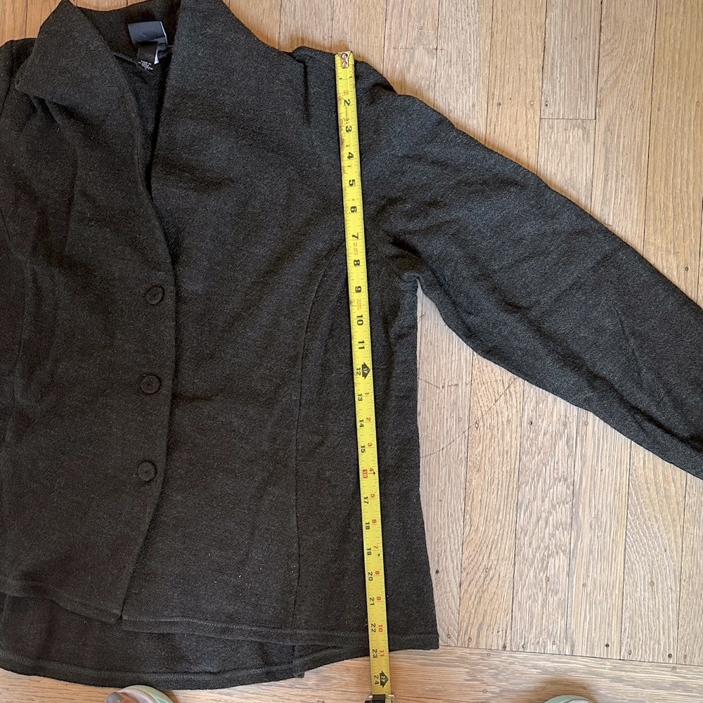 Eileen Fisher Women's Dark Brown Cardigan/Sweater Jacket - Picture 4 of 5